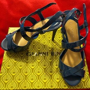 Gianni Bini cobalt blue sandal